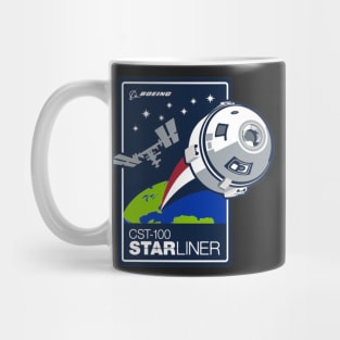 Nasa Boeing CST-100 Starliner Logo Mug